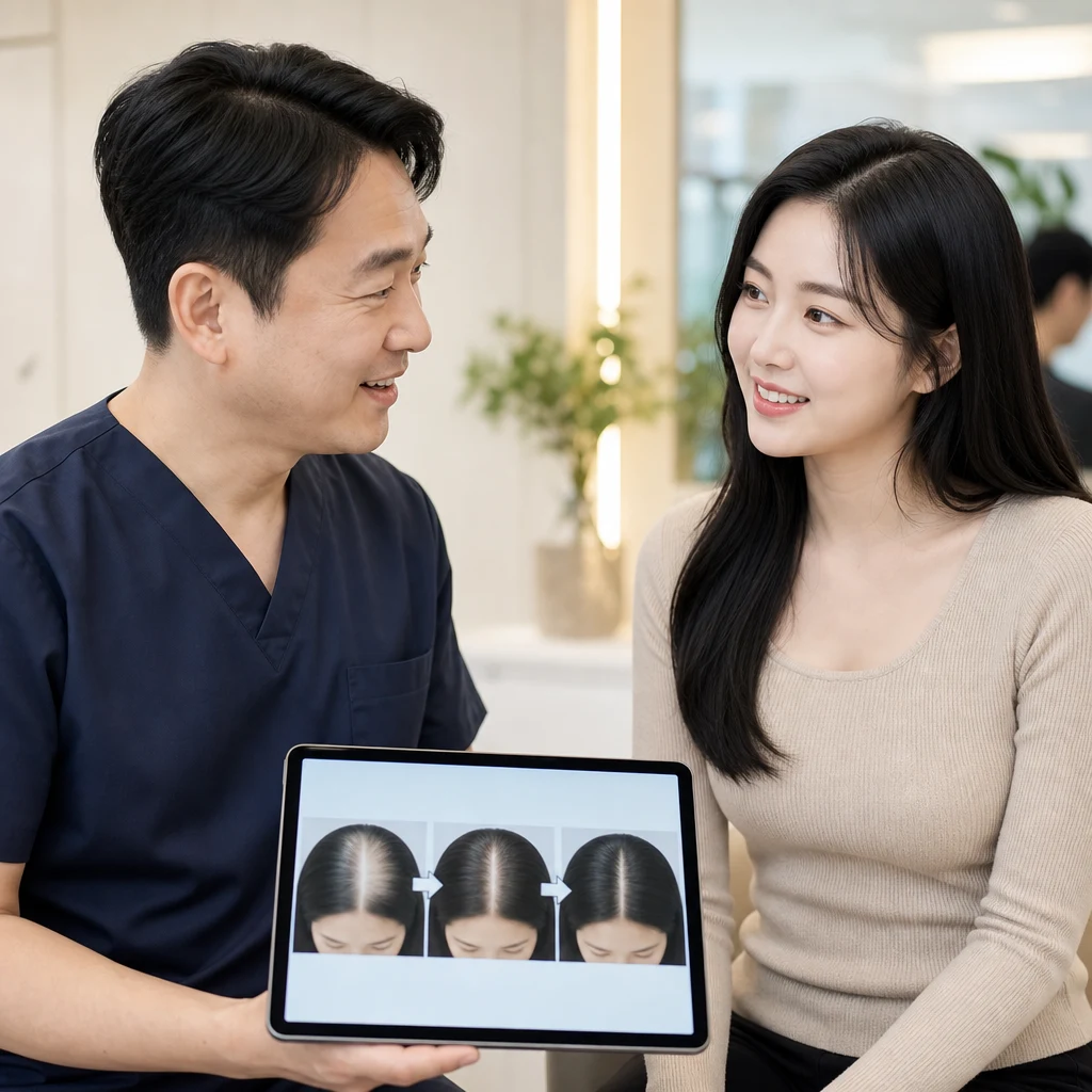 홍대여성탈모, 진단부터 치료까지의 단계는? 1